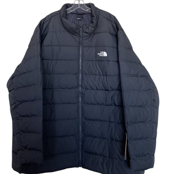 North Face Big Aconcagua 3 Jacket Mens Size 5X Puffer Down Asphalt Grey - Picture 1 of 10